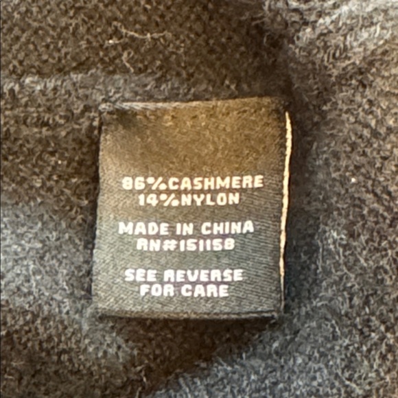 525 America black high neck dress cashmere blend new with tag - Picture 8 of 9